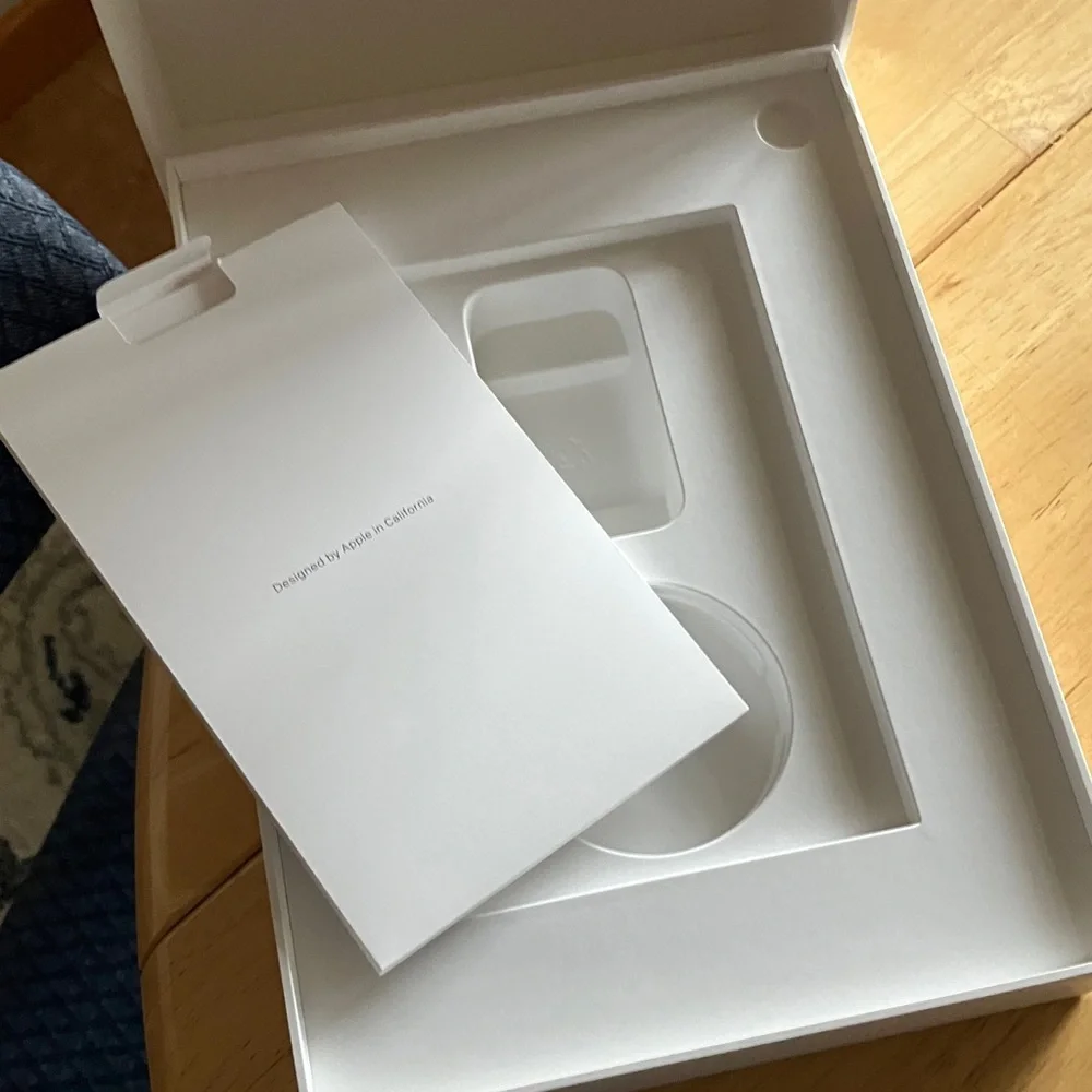 iPad box empty pink